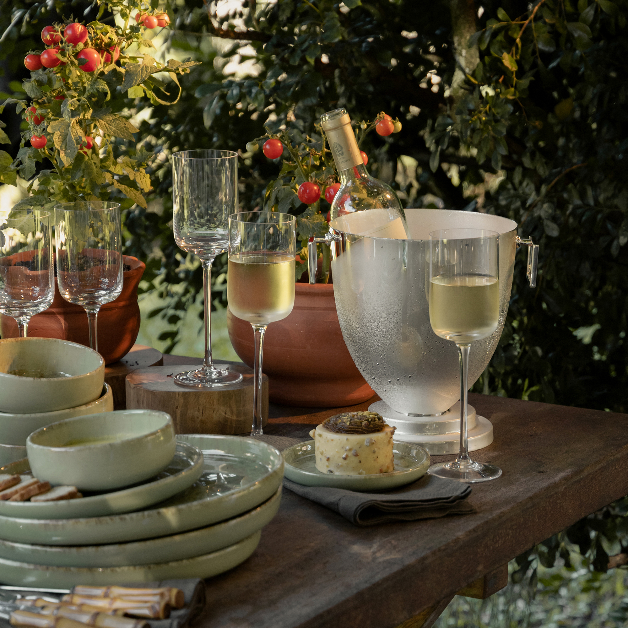 Taça de Cristal Incolor Para Vinho Branco