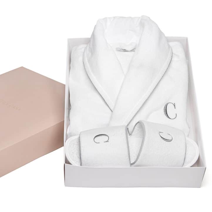 Presente Dia dos Pais: Caixa Presete com Roupão Masculino Fascino Sottile Casa